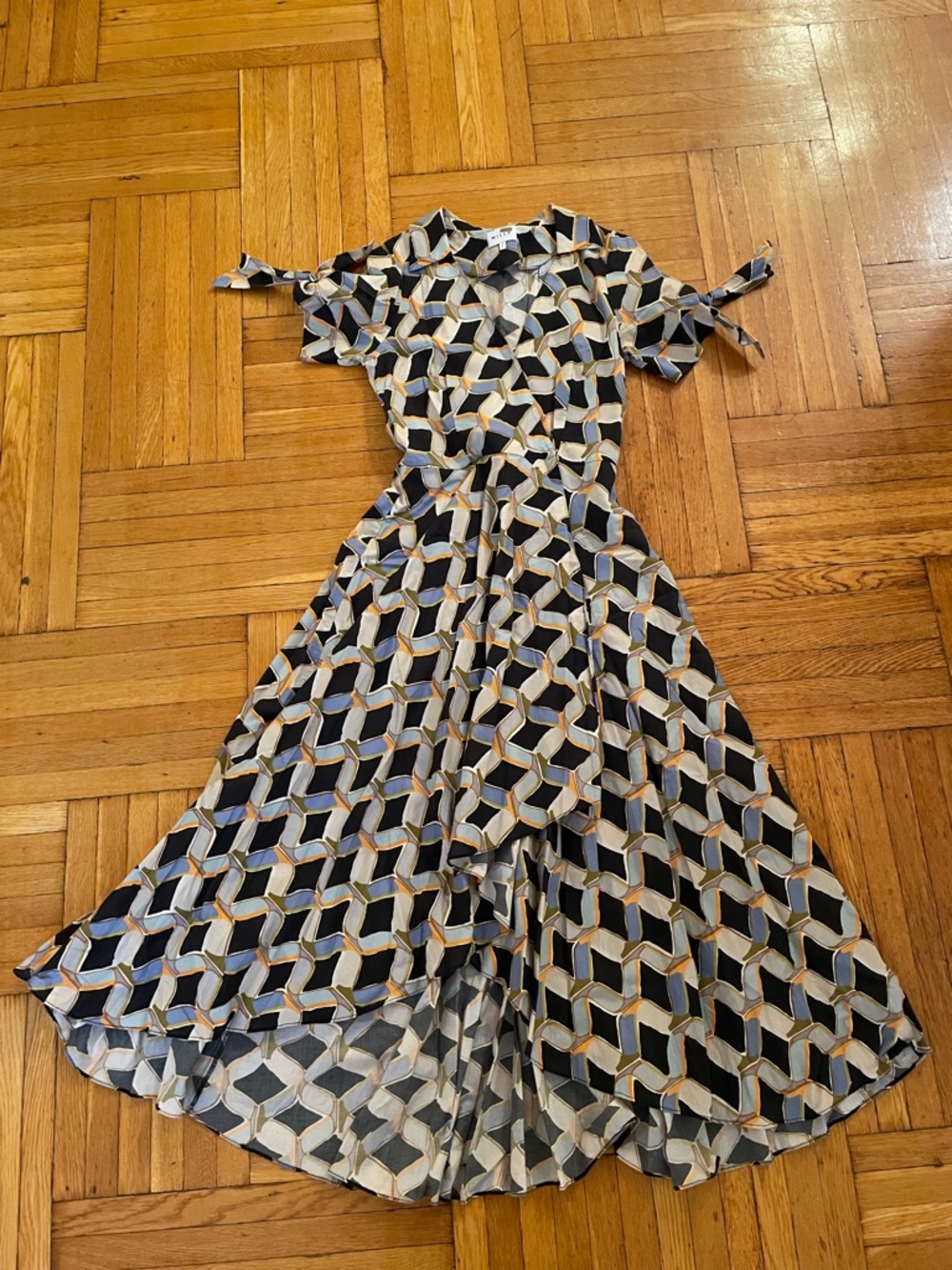 MILLY Printed Cotton Sundress / Size 8